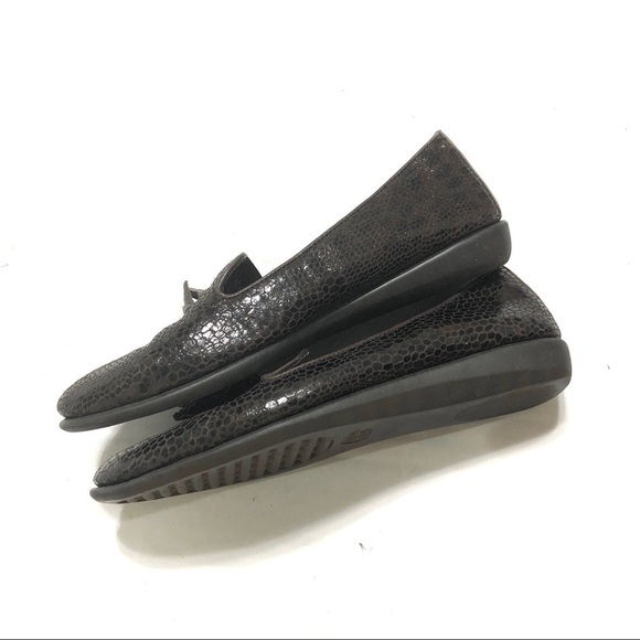 The Flexx Loafers Sz 6 1/2 Brown Leather Driving - Picture 2 of 8